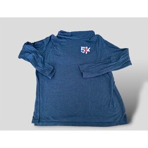 Philadelphia Phillies 5k Leslie Jordan Womens Xl Blue Cowl Neck Ls T-shirt 2019